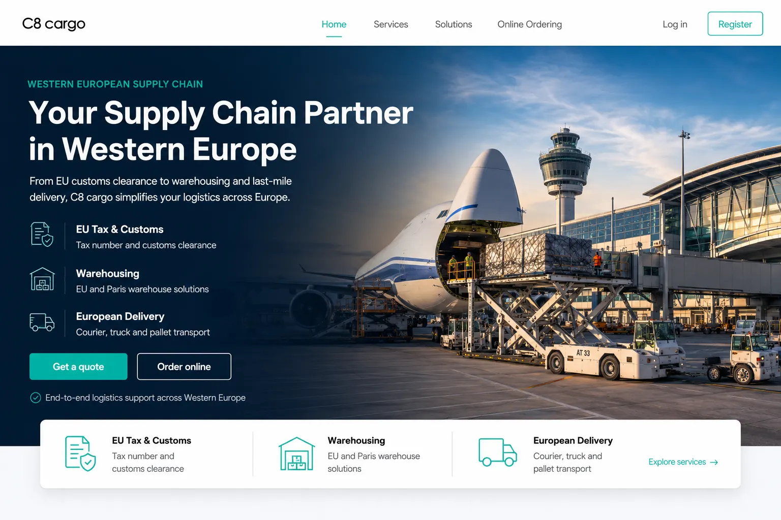 C8Cargo — ERP d’entreprise entièrement sur mesure