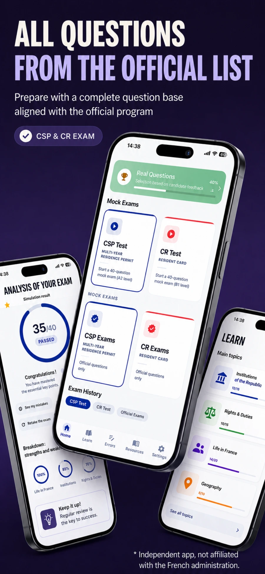 Civic Quiz France — écran 5