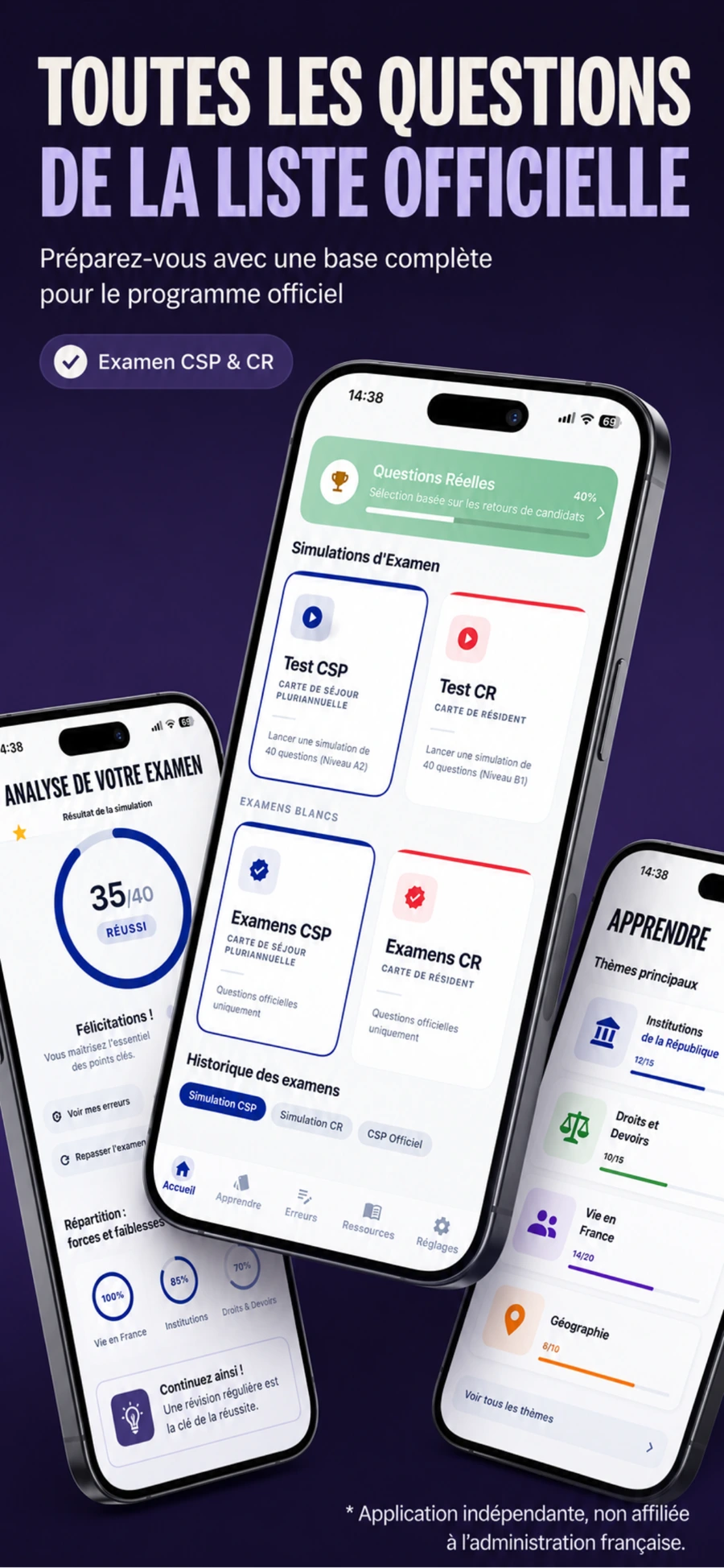 Civic Quiz France — écran 4